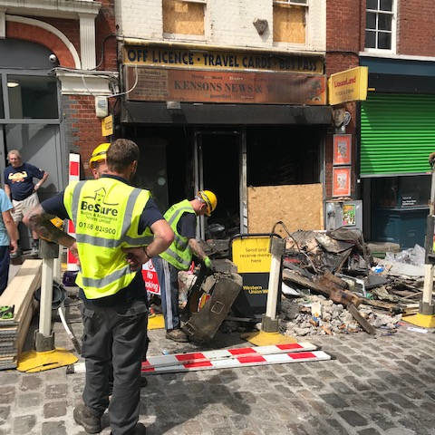 Fire Clerkenwell London Strip Out and Made Safe